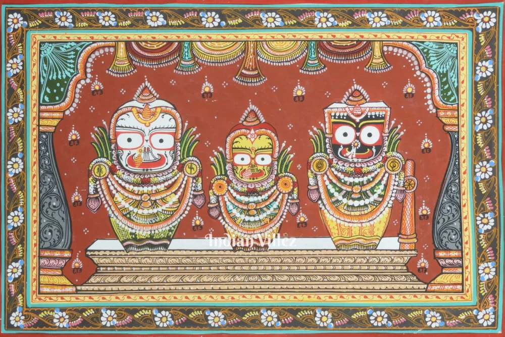 Jagannath Pattachitra Painting For Home Wall Art Decor